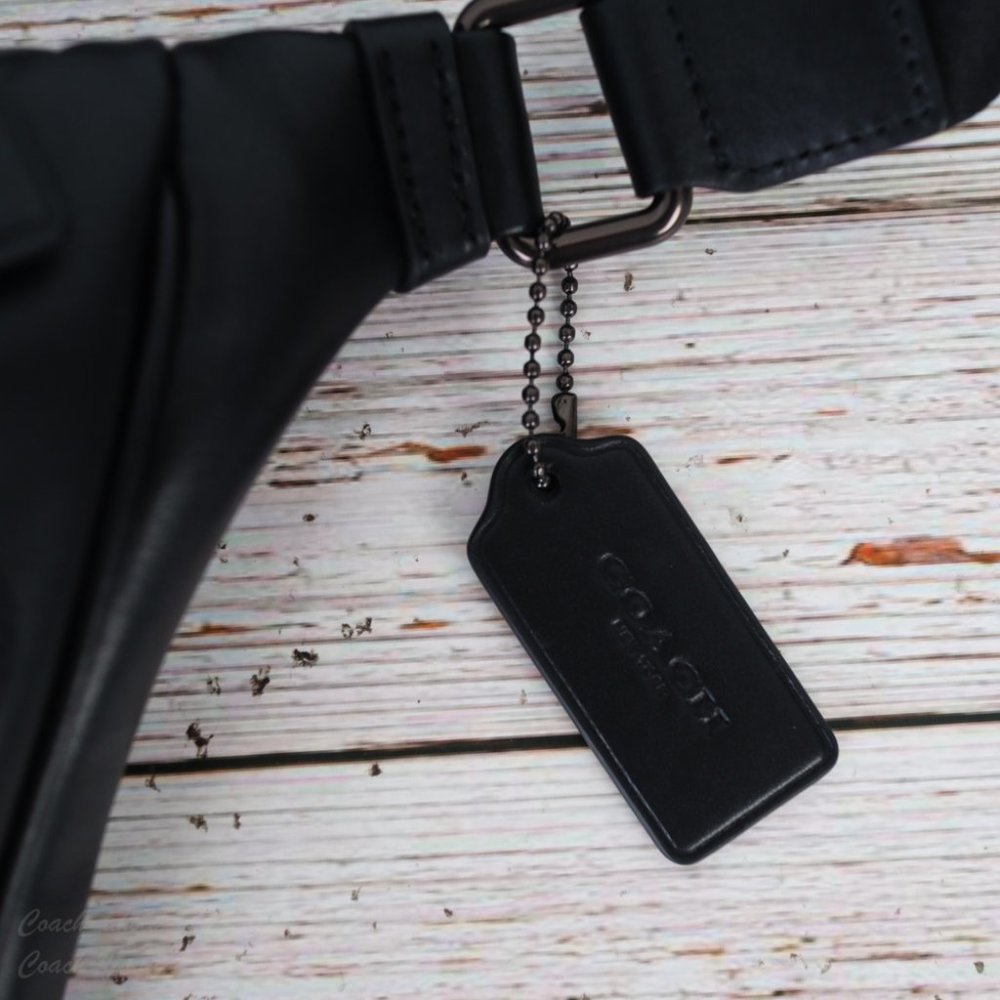 NWT Coach Heritage Leather Belt Bag Fanny Pack - Picture 5 of 10